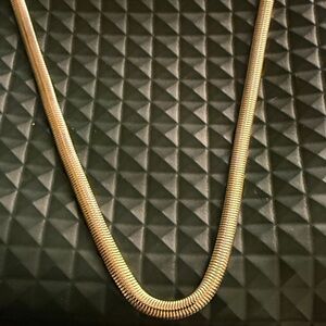 24”Gold Filled Snake Chain Link Necklace Classic statement Gold Women’s MSRP$120